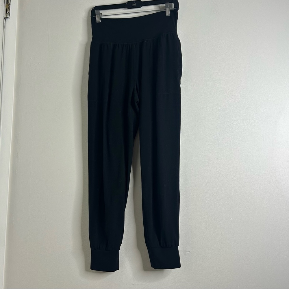 Athleta Salutation Joggers Powervita In Black Small Athleisure Comfort Pant